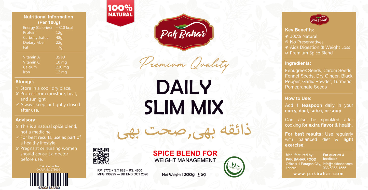 Daily Slim Mix Weight Loss 200 gram Premium Quality