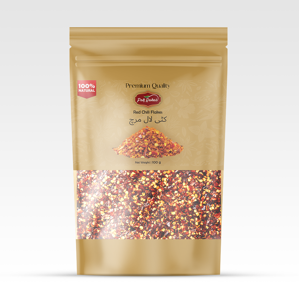 Red Chili Flakes Clean from Stem 100 gram Premium Quality